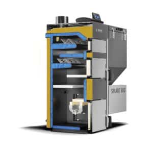 SMART BIO 25 LEFT Котел пелетний PLUM 920 лівий бункер Metal-Fach