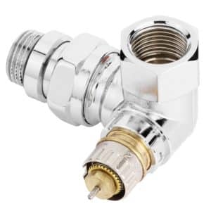 Клапан трехосевой DANFOSS RA-NCX 1/2″ угловой левый