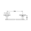 Полотенцедержатель Grohe Essentials Cube 40509001 57033