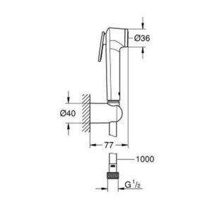 Набор для гигиенического душа Grohe Tempesta-F Trigger Spray 30 26352000