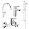 Набор смесителей Grohe BauLoop S-Size 123225K