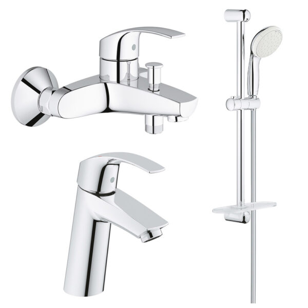 Комплект змішувачів для ванної кімнати Grohe Eurosmart New UA123246R0 фото 