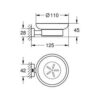 Мыльница Grohe Essentials Cube 40754001 58579