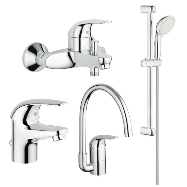 Набор смесителей Grohe Euroeco 123242K фото 