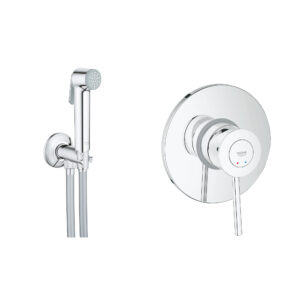 Набор для гигиенического душа со смесителем Grohe BauClassic UA2904800S