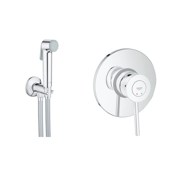 Набор для гигиенического душа со смесителем Grohe BauClassic UA2904800S фото 