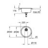 Кухонная мойка Grohe Sink K200 31720SD0 60584