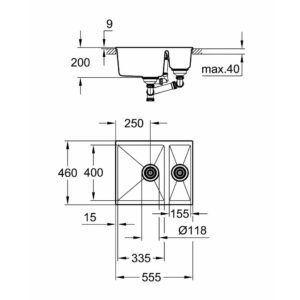 Кухонная мойка Grohe Sink K500 31648AT0