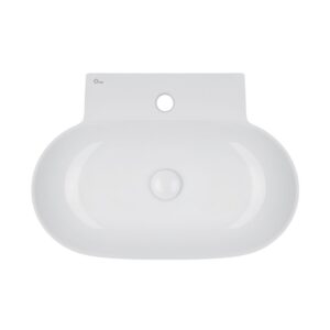 Раковина Qtap Cardinal 565х400х130 White с донным клапаном QT0411K177W