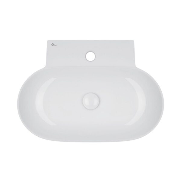 Раковина Qtap Cardinal 565х400х130 White с донным клапаном QT0411K177W фото 