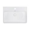 Раковина Qtap Nando 600х420х130 White с донным клапаном QT1211K404W