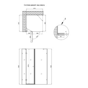 Душевая кабина Qtap Capricorn CRM1099SC6 90х90 см, стекло Clear 6 мм без поддона