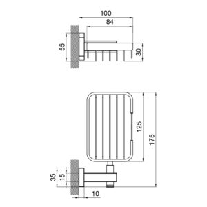Мыльница Qtap Liberty BLM 1156