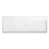 Раковина Qtap Nando 1100х420х135 White с донным клапаном QT1211K428W