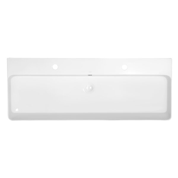 Раковина Qtap Nando 1100х420х135 White с донным клапаном QT1211K428W фото 