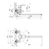 Смеситель для ванны Qtap Javornik 3214107GC 63452