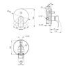Смеситель скрытого монтажа для душа Qtap Milada 6227107ODC на два потребителя 63506