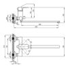 Смеситель для ванны Qtap Svitava 3211107GC 63604