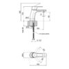 Смеситель для раковины Qtap Zdenek 10102C 63741