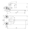 Смеситель для ванны Qtap Flaja 3210102GC 63798