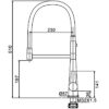 Смеситель под фильтр Gappo G4398-15 гибкий излив 56147