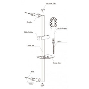 Душевая стойка Gappo G8011 латунь