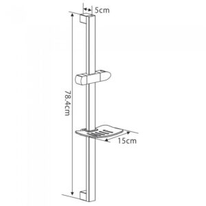 Душевая стойка Gappo G8013 черного цвета