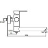 Смеситель для ванны Frap F32801-6 излив переключатель на лейку 55895