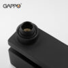 Смеситель для ванны Gappo G3207-6 черный 56120