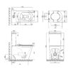 Унитаз-компакт Qtap Scorpio безободковый с сиденьем Soft-close QT14222125ARMB 65299