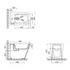 Биде напольное Qtap Scorpio 530x360x395 White QT14441003CW 62473