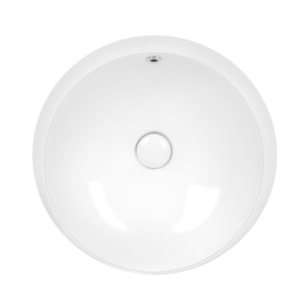 Раковина Qtap Jay 475х475х200 White с донным клапаном QT0711K305W фото 