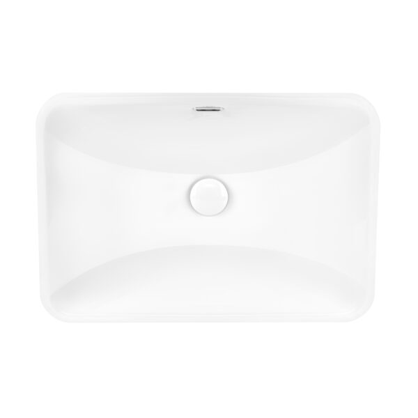 Раковина Qtap Jay 590х400х175 White с донным клапаном QT0711K306W фото 