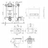 Набор Qtap инсталляция 3 в 1 Nest QT0133M425 с панелью смыва линейной QT0111M08V1384W + унитаз с сиденьем Robin QT1333046ENRW 62356