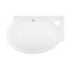 Раковина Qtap Leo 430x290x140 White с донным клапаном QT11115011RW