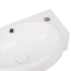 Раковина Qtap Leo 430x290x140 White с донным клапаном QT11115011RW 65442