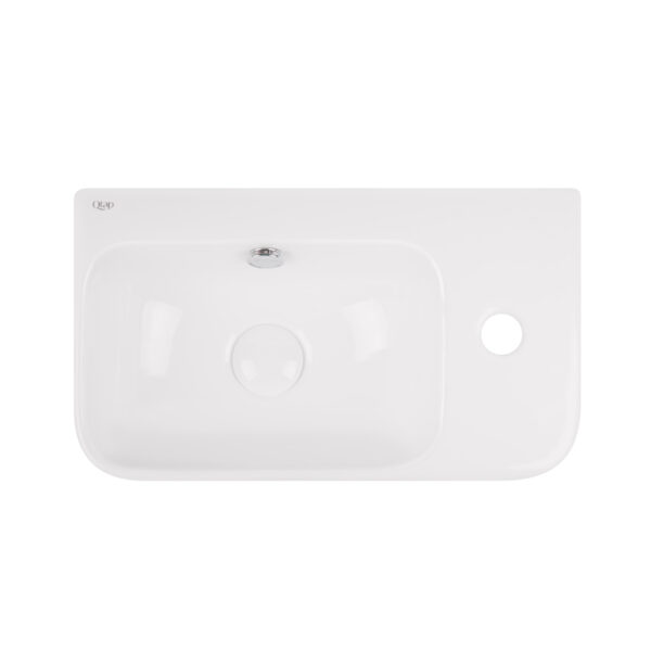 Раковина Qtap Tern 450х260х155 White с донным клапаном QT17115117RW фото 