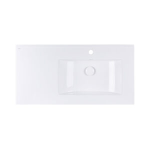 Раковина Qtap Albatross New 910x470x180 White с донным клапаном QT0111750690RW