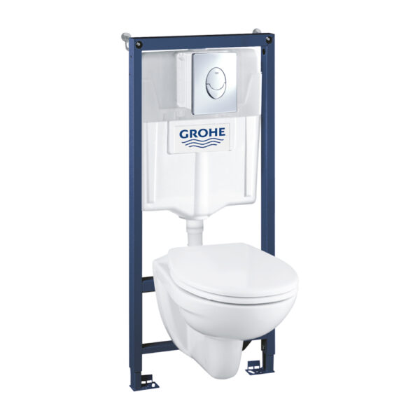 Инсталляция с унитазом Grohe Solido Compact комплект 4 в 1 39400000 фото 