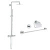 Комплект Grohe душевая система Euphoria 27932000 + набор аксессуаров Essentials 40775001