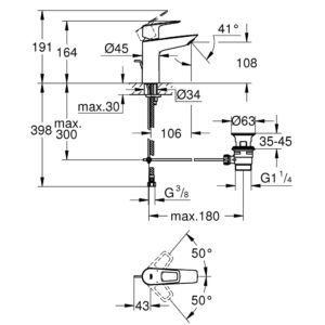 Смеситель для раковины Grohe BauLoop New M-Size 23762001