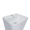 Раковина напольная моноблок Qtap Tern 440х380х830mm White с донным клапаном QT1711G302W 65993