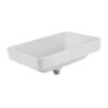 Раковина Qtap Crow 500x350x180 White с донным клапаном QT0511L582W 66388