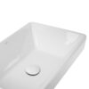 Раковина Qtap Crow 500x350x180 White с донным клапаном QT0511L582W 66390