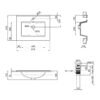 Раковина Qtap Albatross E 600х460х180 White с донным клапаном QT01119060EW 66948