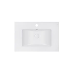 Раковина Qtap Albatross E 700х460х180 White с донным клапаном QT01119070EW