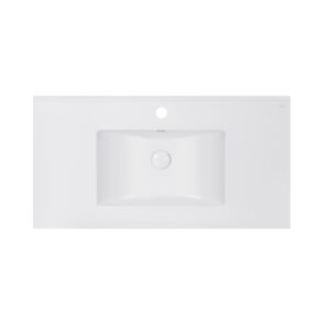 Раковина Qtap Albatross E 900х460х180 White с донным клапаном QT01119090EW