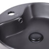 Раковина-чаша Qtap Scorpio 400x400x140 Matt black с донным клапаном QT14113018BMBMB 66771