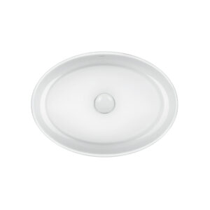 Раковина-чаша Qtap Kolibri 500x360x140 White с донным клапаном QT10113054W