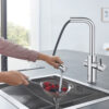 Смеситель для кухни с фильтром Grohe Blue Home 31539000 65932